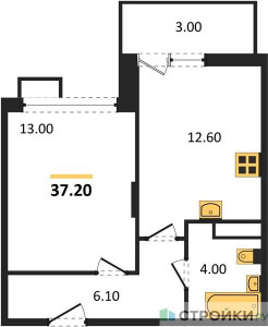 Планировка квартиры, ID 141788