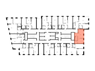 Планировка однокомнатной(квартира) площадью 38 квадратных метров в ЖК “ЖК 2-й Иртышский”