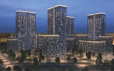 Планировка двухкомнатной(квартира) площадью 50.8 квадратных метров в ЖК “ЖК Balance (Баланс)”