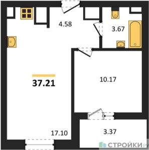 Планировка квартиры, ID 437366