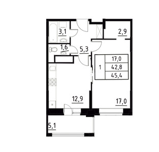 Планировка квартиры, ID 202573