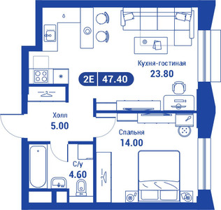 Планировка квартиры, ID 340847