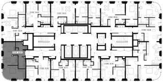 Планировка однокомнатной(квартира) площадью 53 квадратных метров в “ЖК СЕТ”