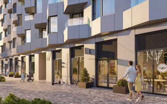 Придомовая территория ЖК "Акценты"