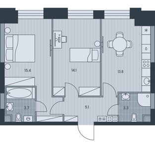 Планировка квартиры, ID 547477