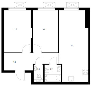 Планировка квартиры, ID 289092