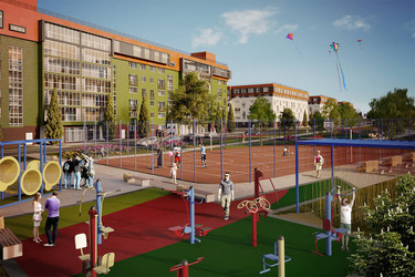 Планировка однокомнатной(квартира) площадью 34.75 квадратных метров в ЖК “ЖК Красногорский”