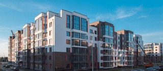 Вид на один из корпусов ЖК Императорские Мытищи