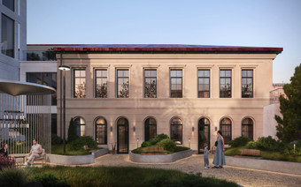 Двор в ЖК "Садовническая 69"