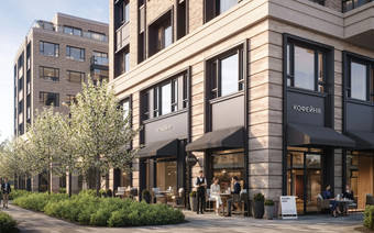 Первые этажи в Дом "А"