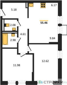 Планировка квартиры, ID 455089