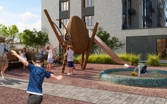 Детская площадка в ЖК “Вязёмы Парк”