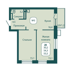 Планировка квартиры, ID 505804