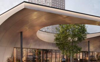 Двор в ЖК "Гранд Фили"