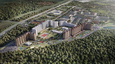 Планировка двухкомнатной(квартира) площадью 61.5 квадратных метров в ЖК “ЖК Оптима”