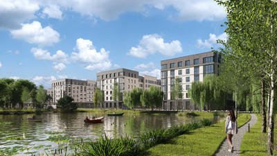 Планировка однокомнатной(квартира) площадью 40.2 квадратных метров в ЖК “Миниполис 8 кленов”