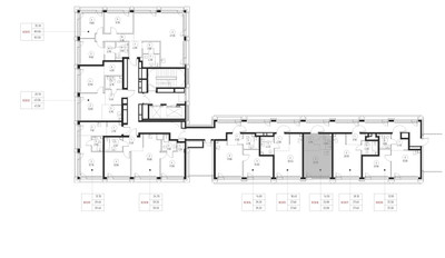 Планировка студии(квартира) площадью 22.8 квадратных метров в ЖК “ЖК SET (Сет)”