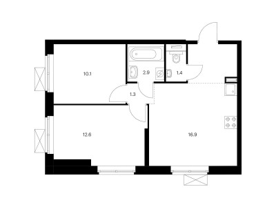 Планировка квартиры, ID 136394