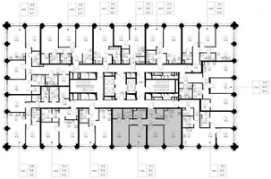Планировка трехкомнатной(квартира) площадью 83.1 квадратных метров в “Дом премиум-класса МИРА”
