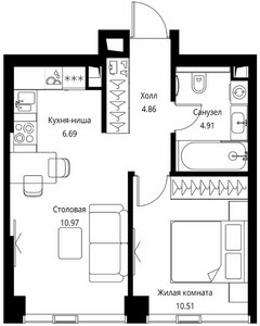 Планировка квартиры, ID 271350