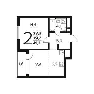 Планировка квартиры, ID 550593