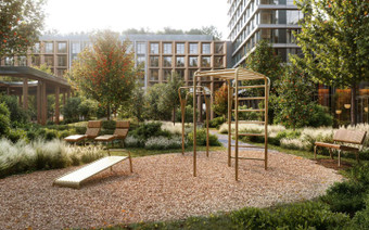 Детская площадка в ЖК "Веер"