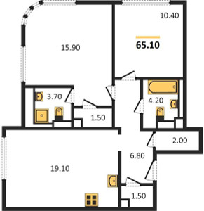 Планировка квартиры, ID 125195