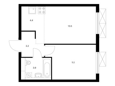 Планировка квартиры, ID 305902