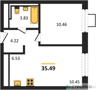 Планировка квартиры, ID 305028