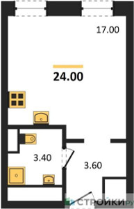 Планировка квартиры, ID 513984