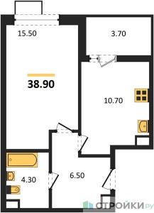 Планировка квартиры, ID 292312