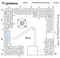 Планировка трехкомнатной(квартира) площадью 52.1 квадратных метров в “ЖК Страна Заречная”