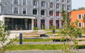 Придомовая территория в ЖК "Измайловский лес"