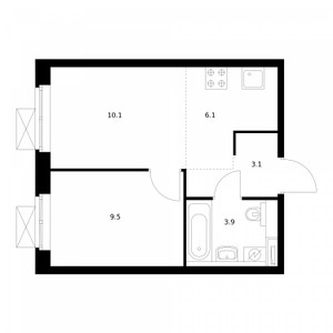 Планировка квартиры, ID 55811