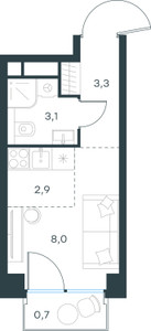 Планировка квартиры, ID 513820