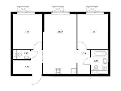 Планировка квартиры, ID 136402