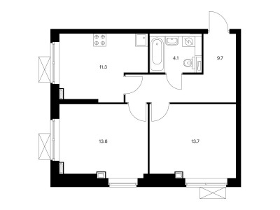 Планировка квартиры, ID 216928