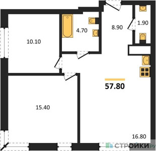 Планировка квартиры, ID 528719