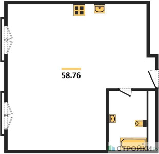 Планировка апартаментов, ID 273912