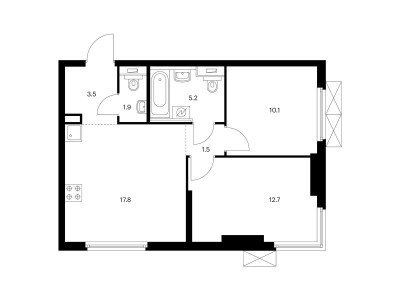 Планировка квартиры, ID 126883