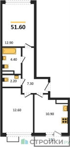 Планировка квартиры, ID 342753