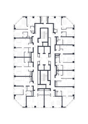 Планировка двухкомнатной(квартира) площадью 66.1 квадратных метров в ЖК “ЖК ЭВО”