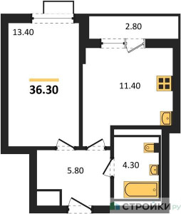 Планировка квартиры, ID 258064