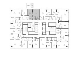 Планировка однокомнатной(квартира) площадью 41 квадратных метров в “ЖК Слава”