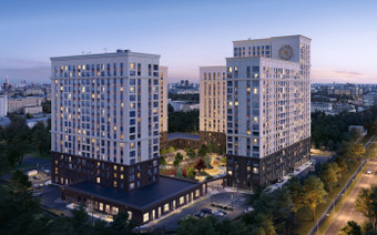 фото ЖК Балтийский с высоты птичьего полёта