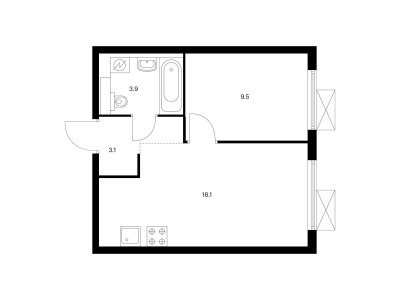 Планировка квартиры, ID 241360