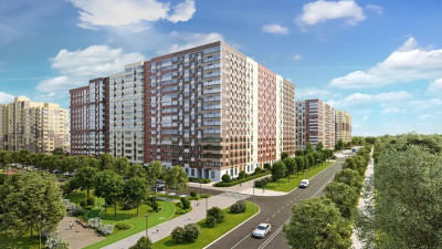 Планировка двухкомнатной(квартира) площадью 56.54 квадратных метров в ЖК “Жилые кварталы Новое Пушкино”