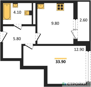 Планировка квартиры, ID 336949