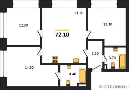 Планировка квартиры, ID 231765