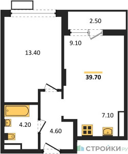 Планировка квартиры, ID 264840